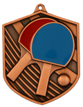 Geprägte Medaille Tischtennis Bronze