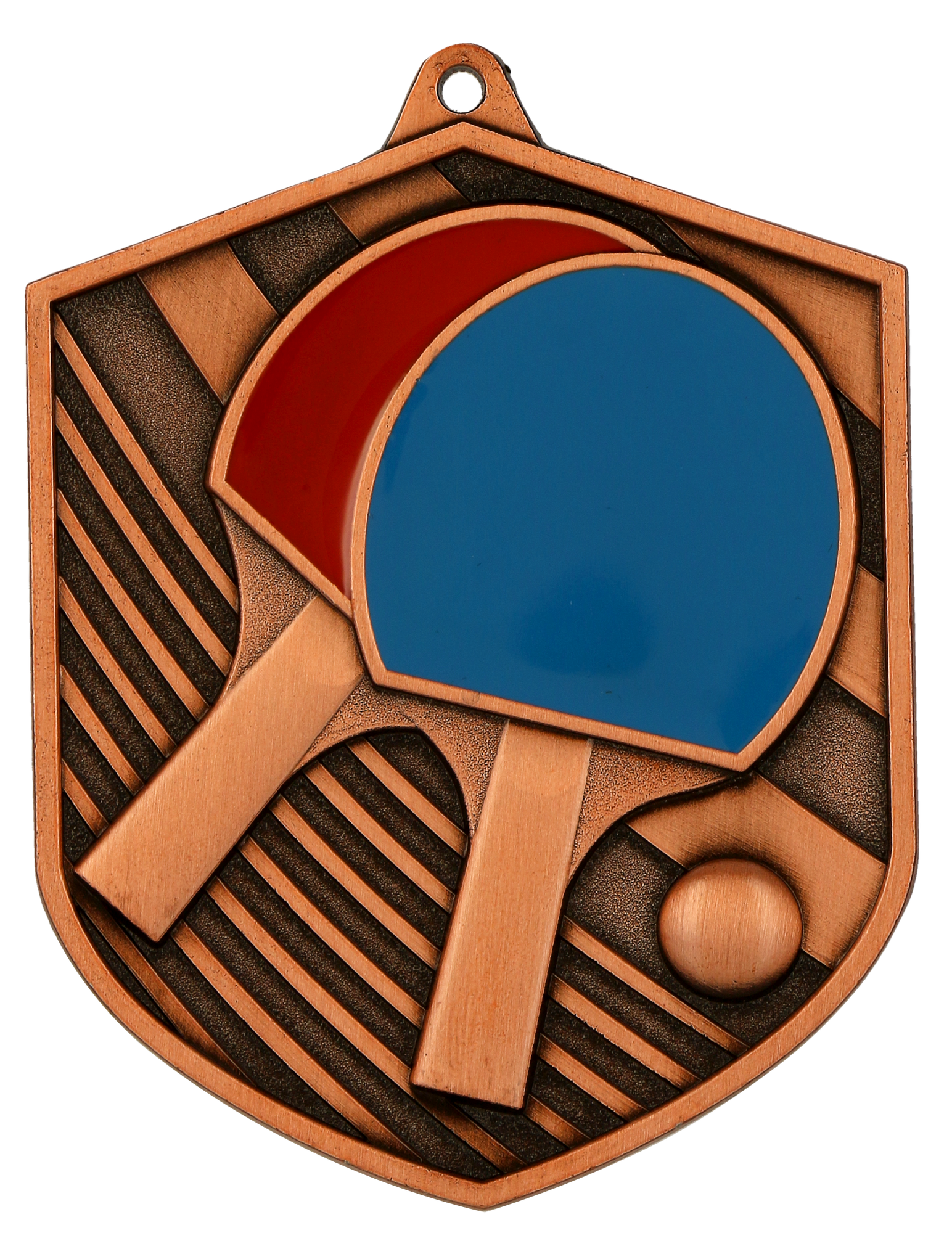 Geprägte Medaille Tischtennis Bronze