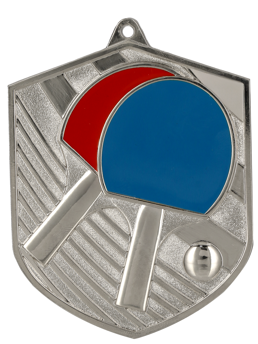 Geprägte Medaille Tischtennis Silber