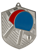 Geprägte Medaille Tischtennis Silber