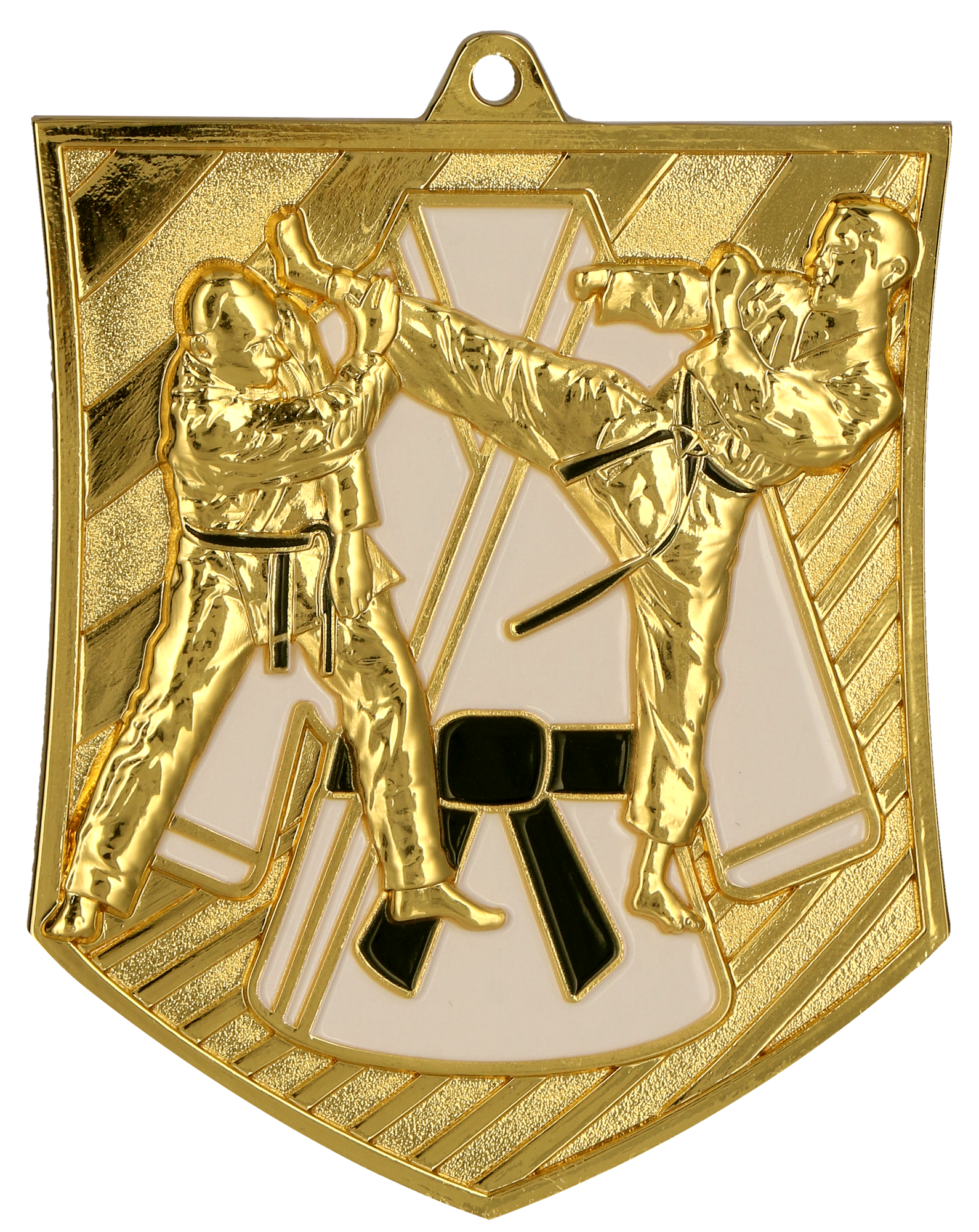 Geprägte Medaille Karate