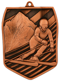 Geprägte Medaille Ski Bronze