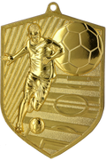 Geprägte Medaille Fußball
