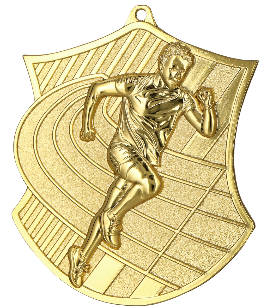 Geprägte Medaille Laufen
