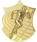 Geprägte Medaille Laufen