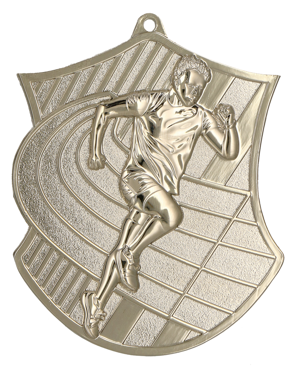 Geprägte Medaille Laufen Silber