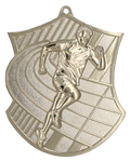 Geprägte Medaille Laufen Silber