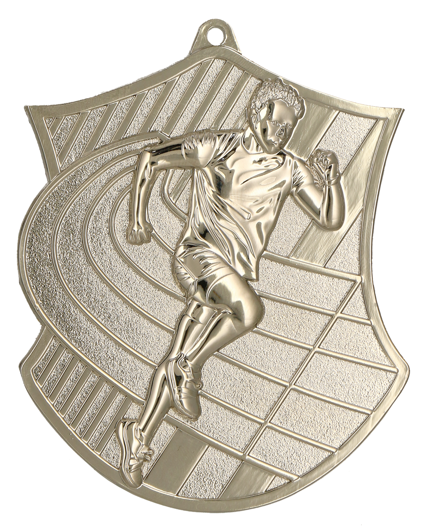 Geprägte Medaille Laufen Silber