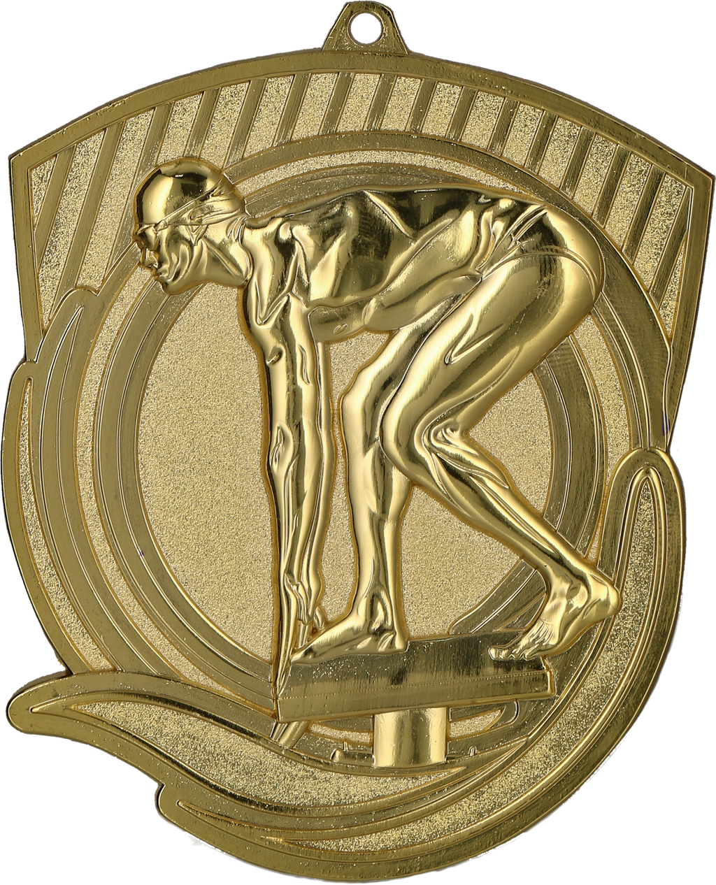Geprägte Medaille Schwimmen