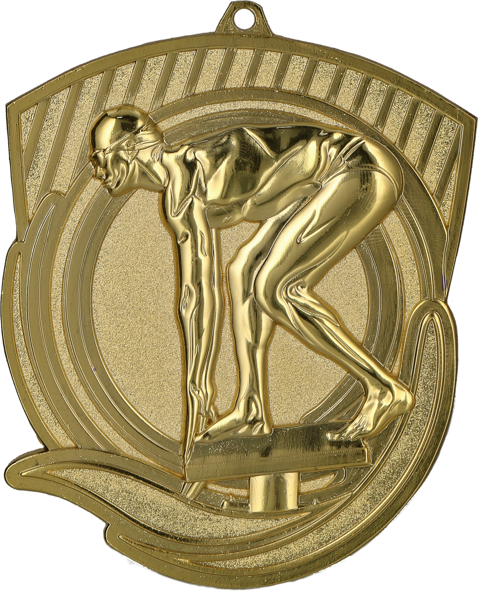 Geprägte Medaille Schwimmen