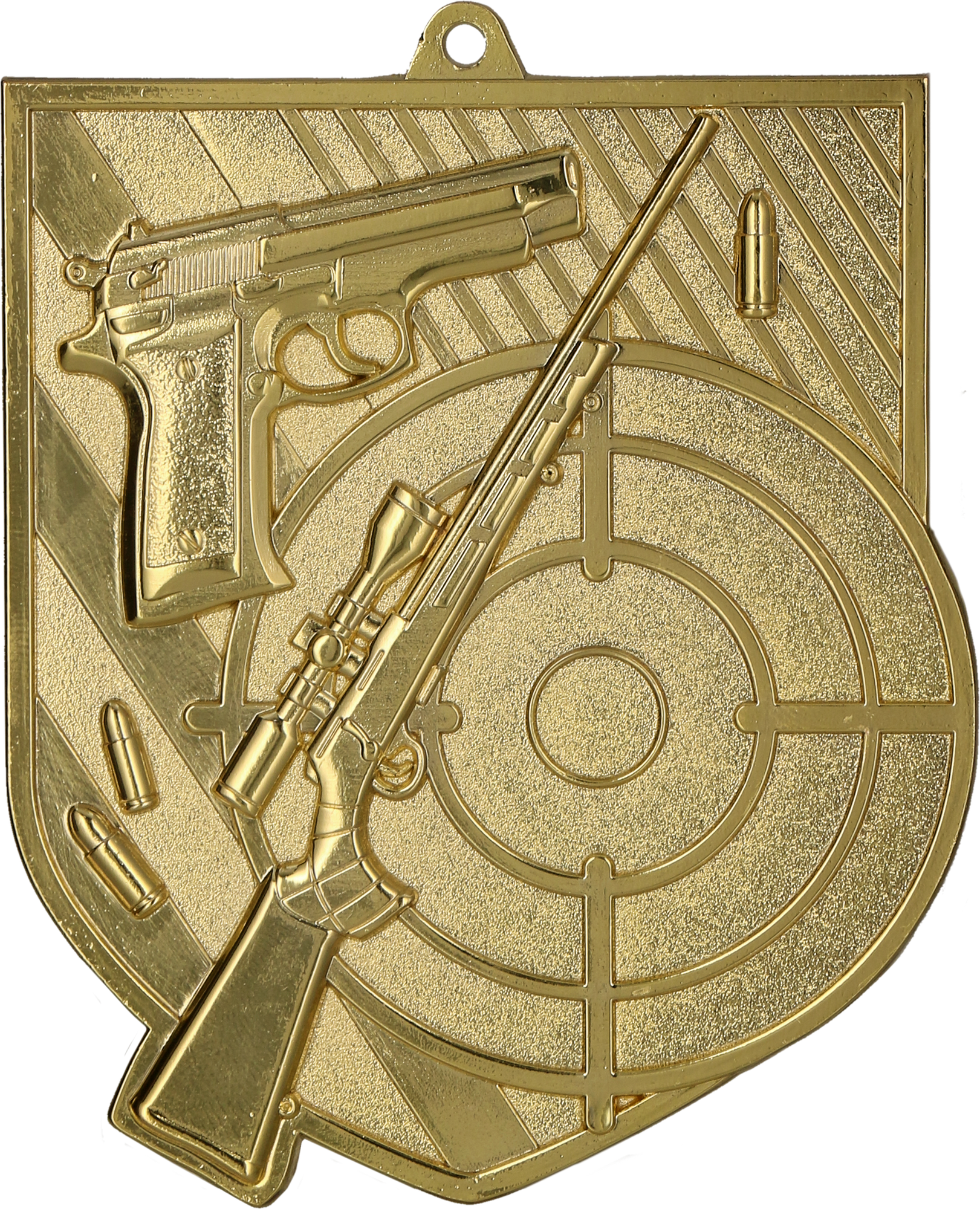 Geprägte Medaille Schießen
