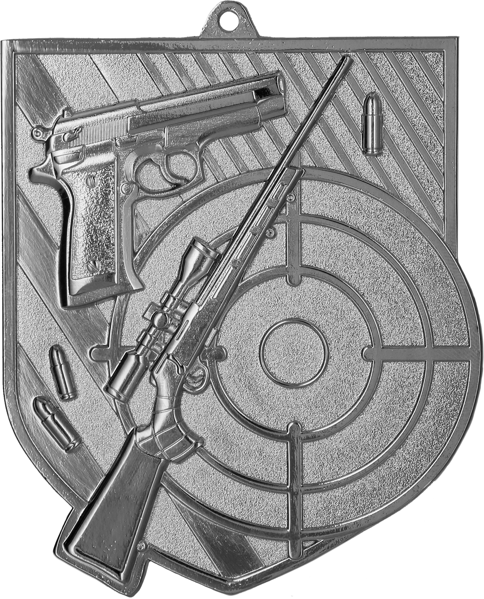 Geprägte Medaille Schießen Silber