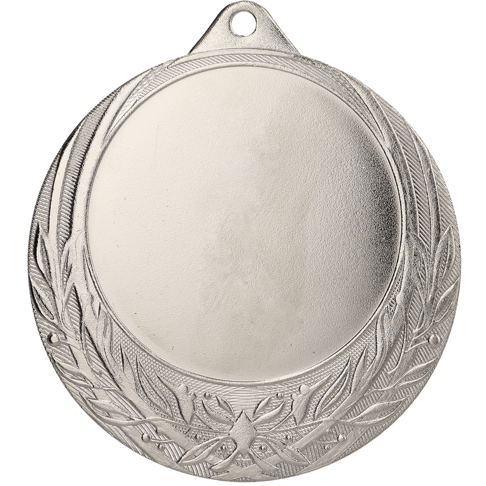 Universal mit Emblemfach 50 mm Stahlmedaille Silber