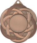 Stahlmedaille mit Emblemfach 25 mm Bronze