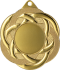 Stahlmedaille mit Emblemfach 25 mm