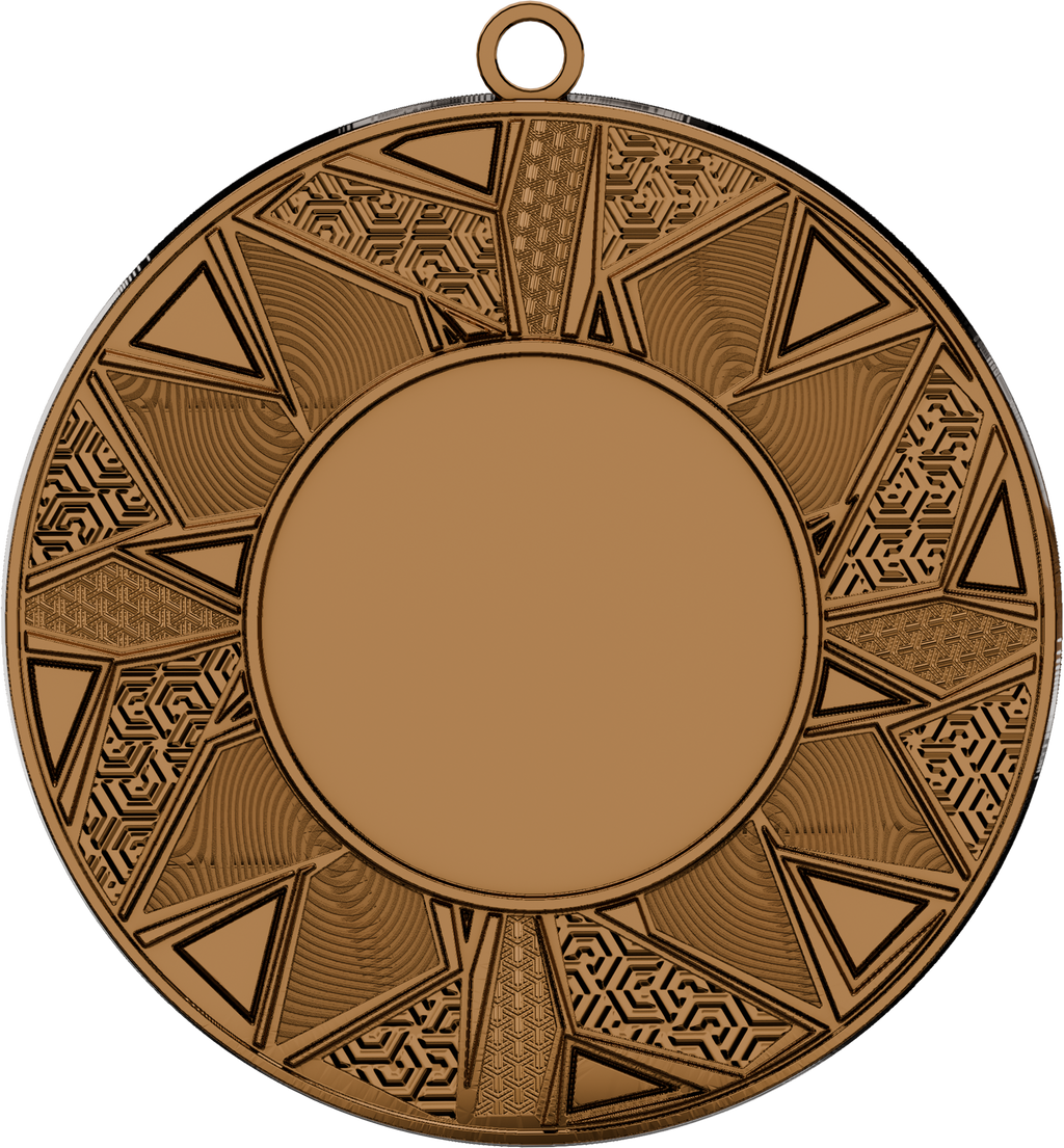 Medaille Universal mit Emblemfach 25 mm Bronze