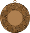 Medaille Universal mit Emblemfach 25 mm Bronze