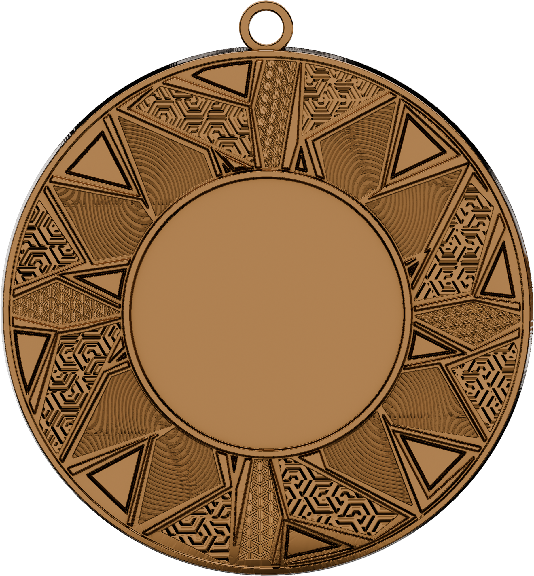 Medaille Universal mit Emblemfach 25 mm Bronze