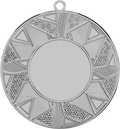 Medaille Universal mit Emblemfach 25 mm Silber