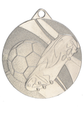 Stahlmedaille Fußball Silber