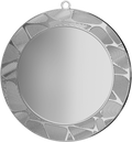 Stahlmedaille mit Emblemfach 50 mm Silber
