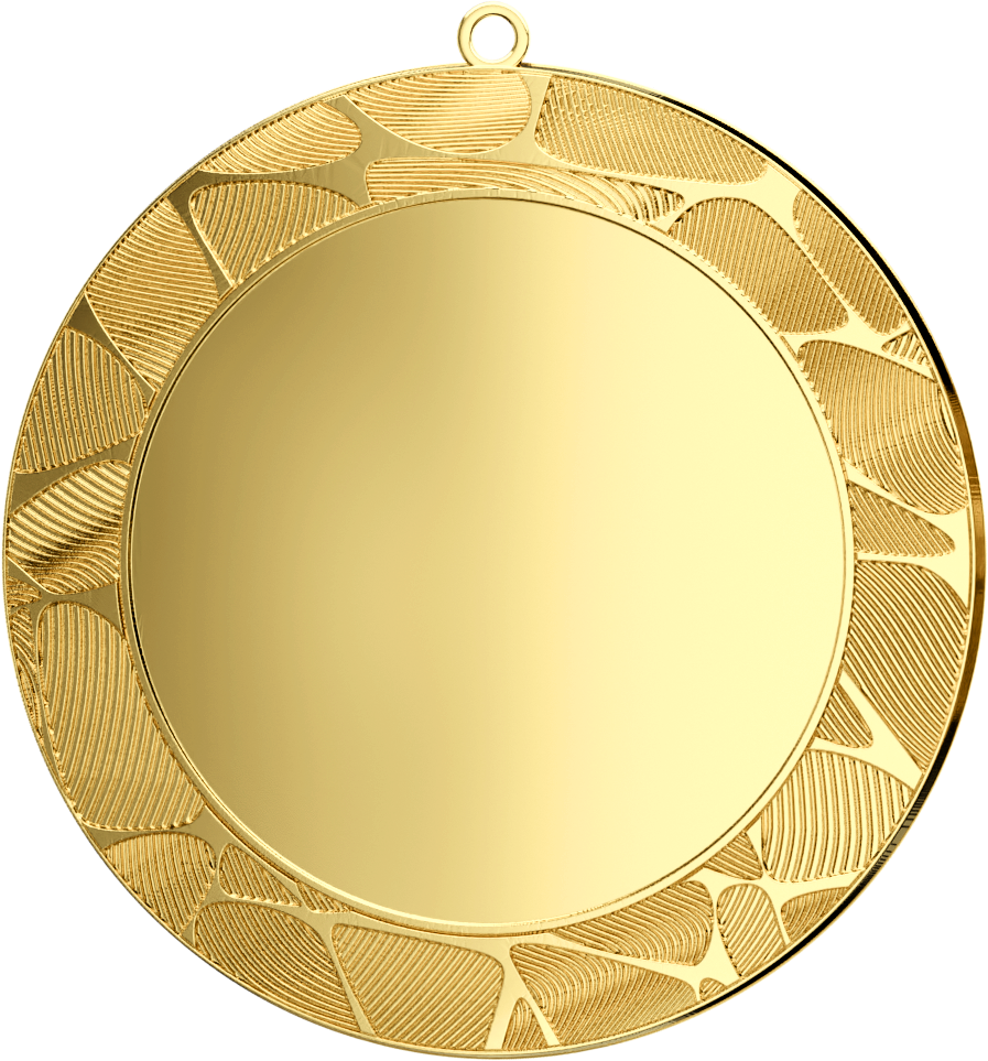 Stahlmedaille mit Emblemfach 50 mm