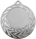 Stahlmedaille mit Emblemfach 25 mm Silber