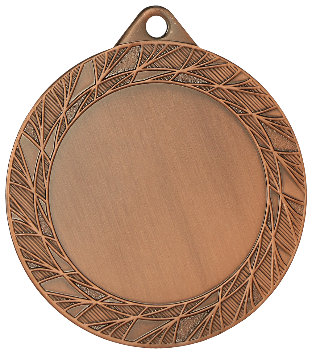 Stahlmedaille mit Emblemfach 50 mm Bronze