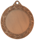 Stahlmedaille mit Emblemfach 50 mm Bronze