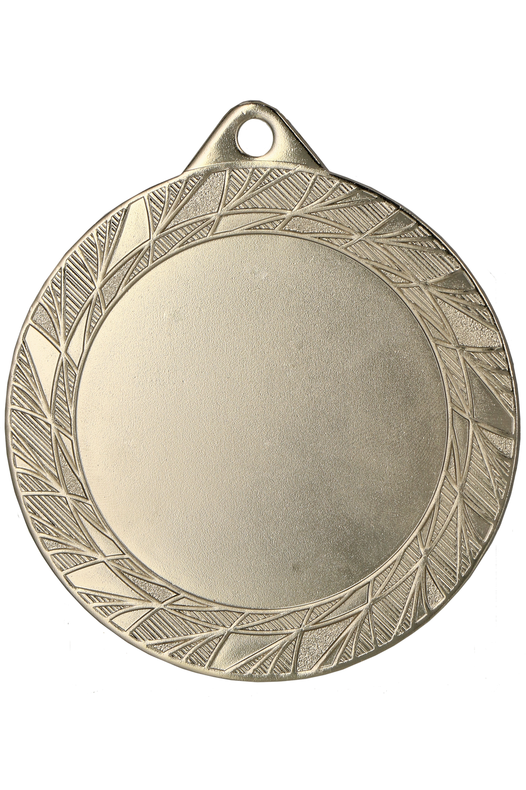 Stahlmedaille mit Emblemfach 50 mm Silber
