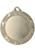 Stahlmedaille mit Emblemfach 50 mm Silber