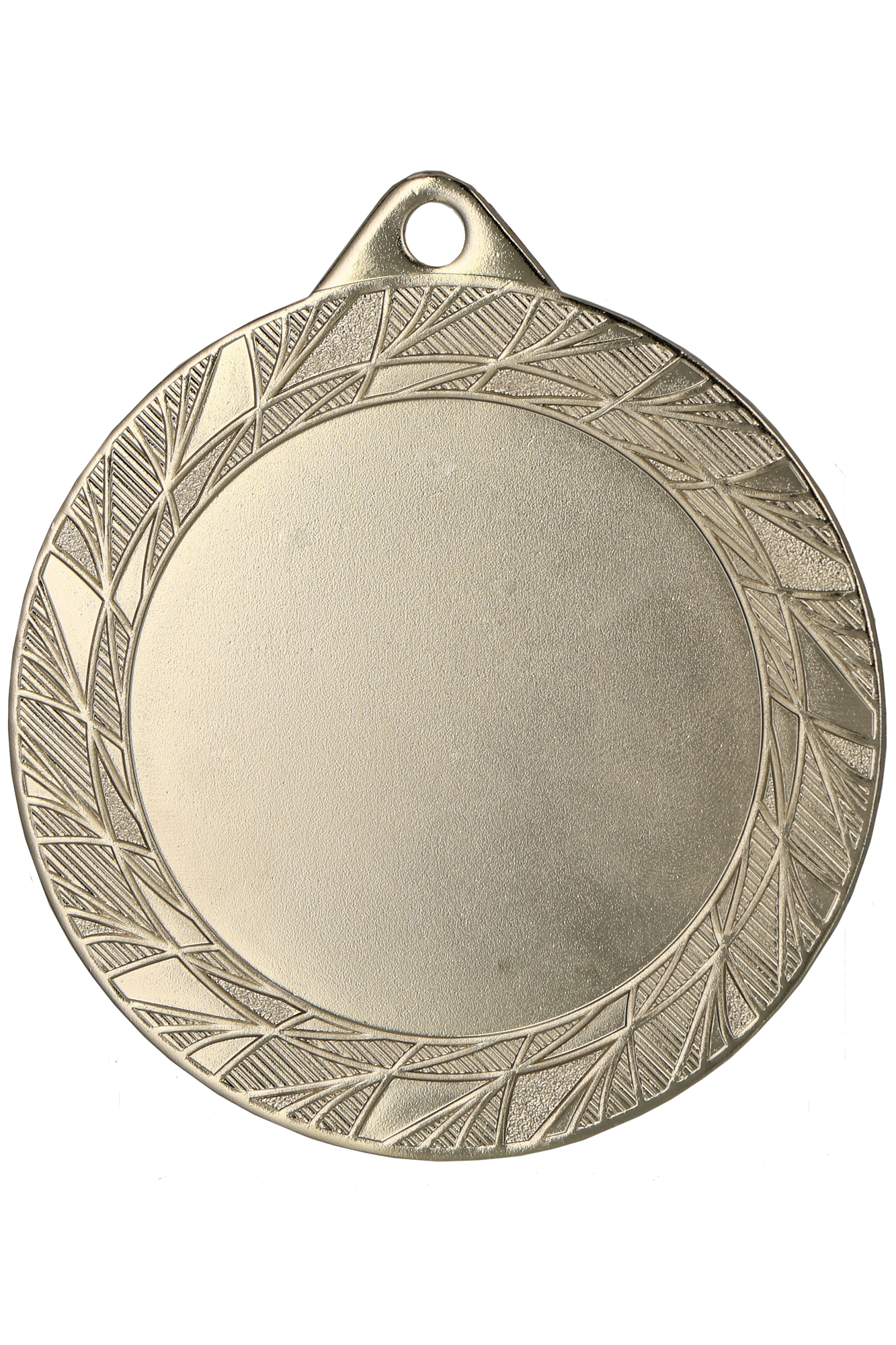 Stahlmedaille mit Emblemfach 50 mm Silber