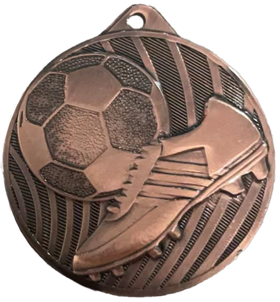 Stahlmedaille Fußball Bronze