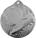 Stahlmedaille Fußball Silber