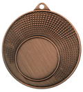 Medaille Universal mit Emblemfach 25 mm Stahl Bronze