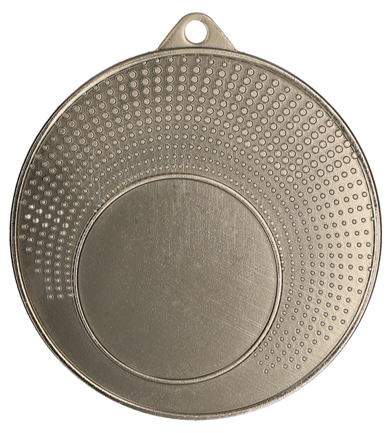 Medaille Universal mit Emblemfach 25 mm Stahl Silber