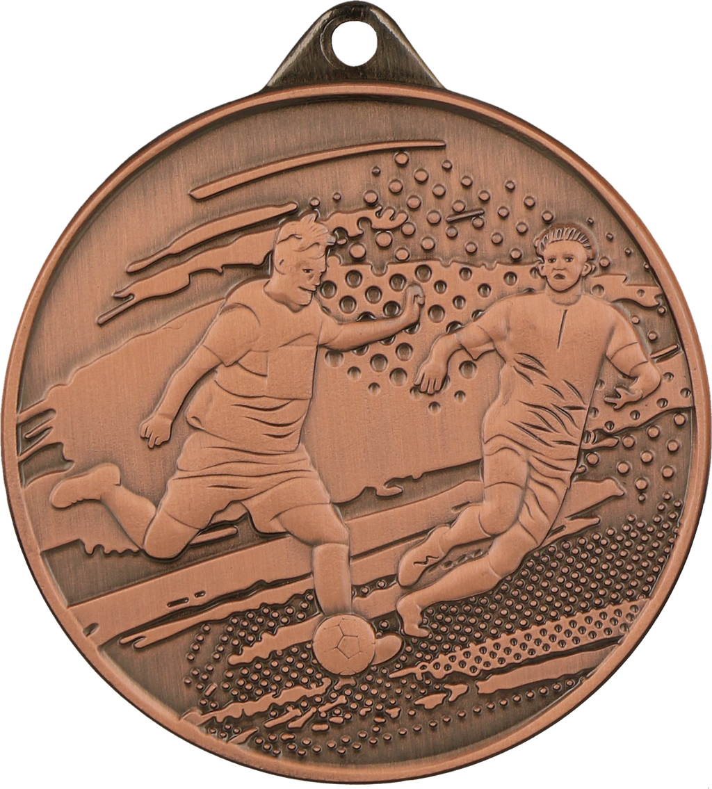Fußball Stahlmedaille Bronze