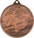 Fußball Stahlmedaille Bronze