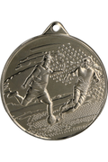 Fußball Stahlmedaille Silber