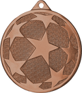 Sterne Fußball Stahlmedaille Bronze