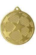 Sterne Fußball Stahlmedaille