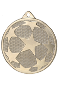 Sterne Fußball Stahlmedaille Silber