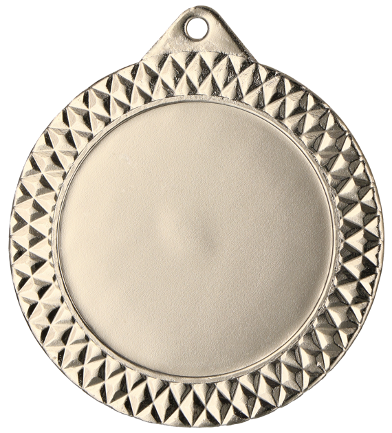 Universal mit Emblemfach 50 mm Stahlmedaille Silber