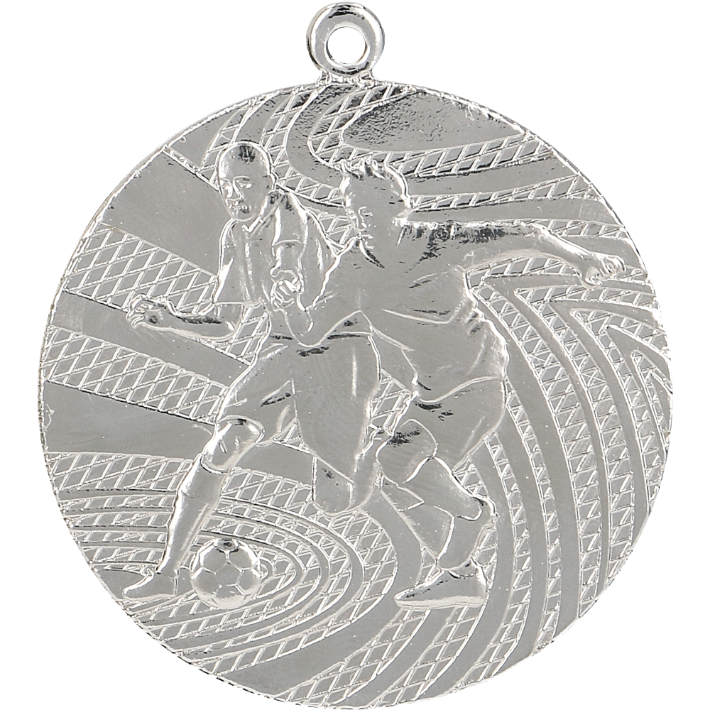 Fußball Stahlmedaille Silber