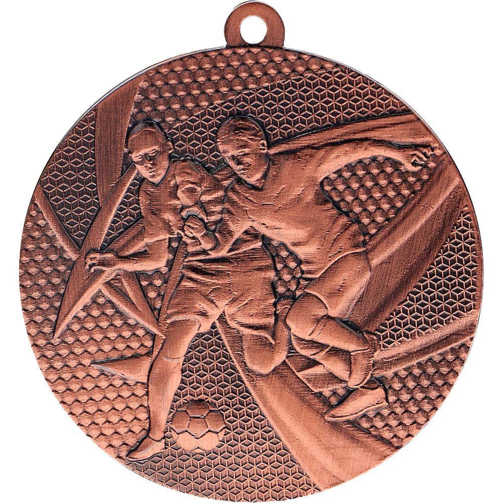 Fußball Stahlmedaille Bronze