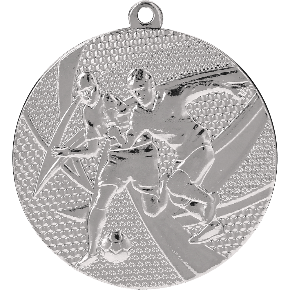 Fußball Stahlmedaille Silber