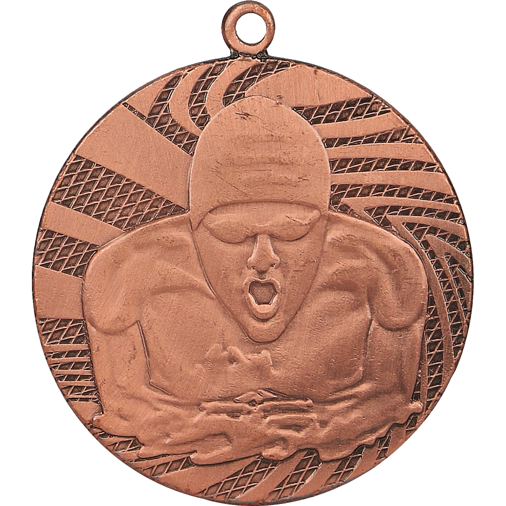 Stahlmedaille Schwimmen Bronze