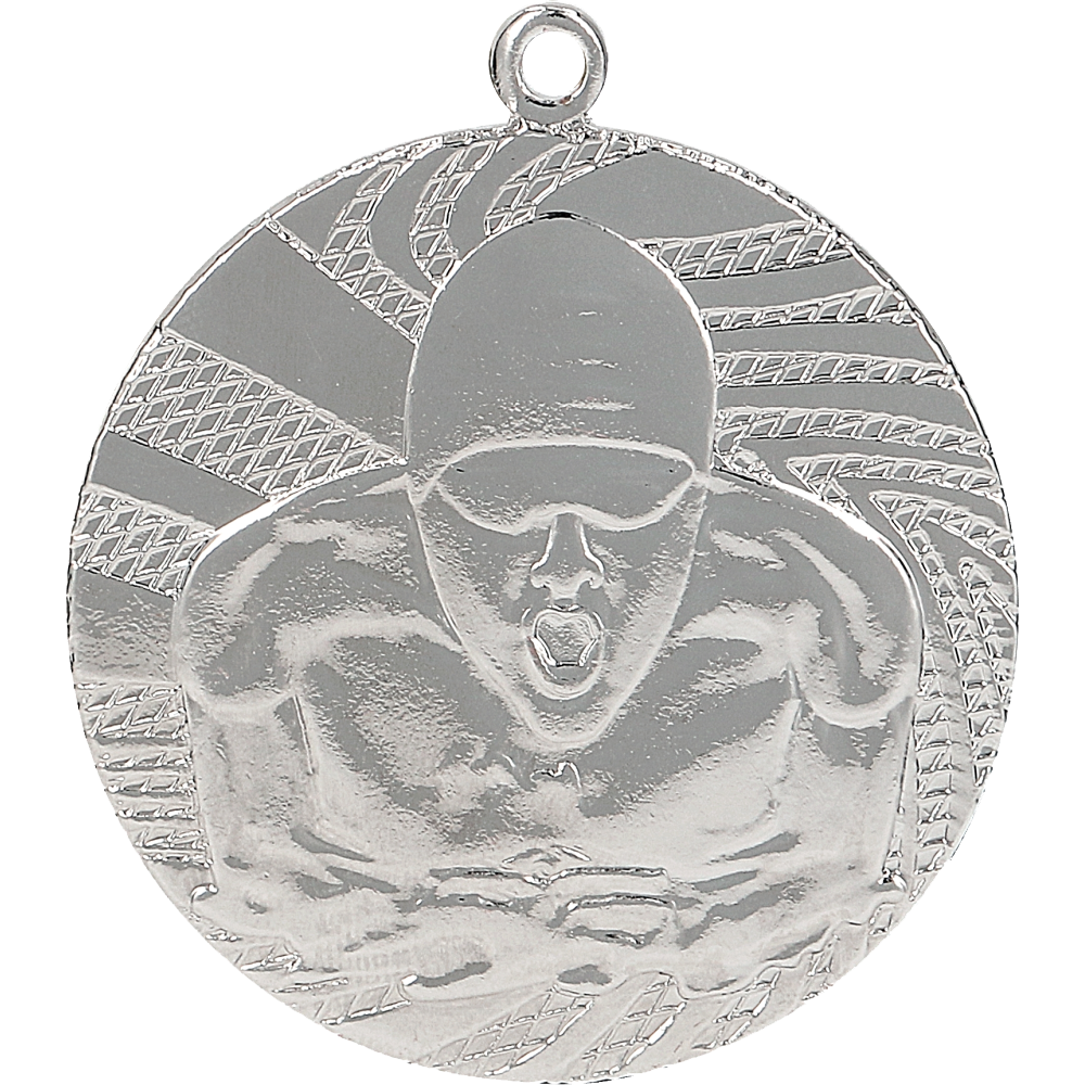 Stahlmedaille Schwimmen Silber
