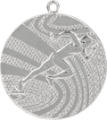 Laufen Stahlmedaille Silber