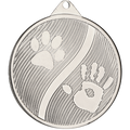 Medaille Hunde Silber